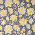 Stitch & Sparkle 100% Cotton Duck Print 45" Wide, Cut by the Yard, Petal Print Black Sunshine