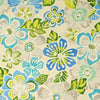 Stitch & Sparkle, tela de algodón 100 % con estampado de patos, 45" de ancho, se vende por yardas, estampado de flores pop en azul celeste