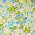 Stitch & Sparkle, tela de algodón 100 % con estampado de patos, 45" de ancho, se vende por yardas, estampado de flores pop en azul celeste