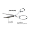 Tijeras de sastrería SINGER® de 24 cm, de alta resistencia y mango curvo, con empuñadura ergonómica