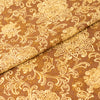 Stitch & Sparkle 100% Cotton Duck Print 54" Wide, Cut by the Yard, Large Scroll Cocoa