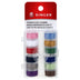 SINGER® Class 15 Threaded Bobbins with Storage Case 12- Pack Assorted Colors