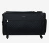 Everything Mary Jumbo 5 Wheel Collapsible Rolling Sewing Machine Storage Case, Black