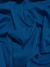 Tejido liso de poliéster y algodón, ancho 147 cm/152 cm / Azul real oscuro / Se vende por metros