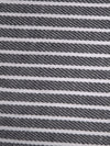 Tejido vaquero elástico de algodón gris con rayas naturales