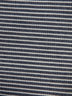 Tejido vaquero elástico de 9 oz en color natural con rayas azul marino