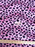 Pink Velboa Dalmatian Dog Animal Short Pile Fabric / Sold By The Yard