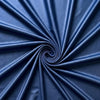 Casino Shiny Stretch Satin Spandex Fabric||color:Denim Blue