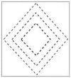 Plantilla Diamond Quilt