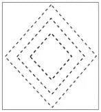 Diamond Quilt Stencil