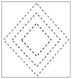 Plantilla Diamond Quilt