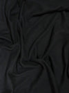 Tejido de forro polar liso / Negro