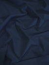 Solid Reversible Formal Poly Cotton Twill Fabric / Navy Blue / Sold By The Yard