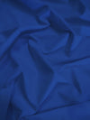Tejido de sarga de poliéster y algodón, liso y reversible, para ropa de gala / Azul real / Se vende por metros
