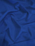 Tejido de sarga de poliéster y algodón, liso y reversible, para ropa de gala / Azul real / Se vende por metros