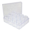 Everything Mary Clear Organizer with 12 Removable Jars – Portable Storage for Small Craft Supplies