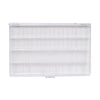Everything Mary 21-Compartment Storage Box – Clear Organizer for Small Craft Supplies