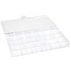 Everything Mary 21-Compartment Storage Box – Clear Organizer for Small Craft Supplies