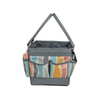 Organizador de manualidades «Deluxe Store & Tote», a rayas grises
