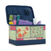 Organizador para caja de costura «Everything Mary» con diseño acolchado: estuche plegable de lados blandos con alfiletero y bolsillo para guardar accesorios de costura