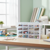 Organizador «Everything Mary Clear» de 16 cajones: armario de almacenamiento de plástico para colgar en la pared, ideal para manualidades, joyas, abalorios y piezas pequeñas