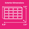 Organizador «Everything Mary Clear» de 16 cajones: armario de almacenamiento de plástico para colgar en la pared, ideal para manualidades, joyas, abalorios y piezas pequeñas