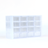Organizador «Everything Mary Clear» de 16 cajones: armario de almacenamiento de plástico para colgar en la pared, ideal para manualidades, joyas, abalorios y piezas pequeñas