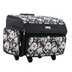 Maleta plegable con ruedas para guardar la máquina de coser Everything Mary XL de 4 ruedas, con diseño floral artístico