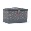 Organizador para caja de costura «Everything Mary» en estampado floral acolchado gris: estuche plegable de lados blandos para kit de costura con alfiletero y bolsillo para guardar accesorios de costura