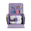 Funda con ruedas para máquina de coser «Everything Mary XL», con estampado floral morado – Bolso de mano para máquina de coser, ideal para viajes, clases y patchwork