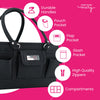 Everything Mary Deluxe Store & Tote Craft Organizer, Black