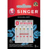 SINGER® Aiguilles à broder tailles assorties paquet de 5