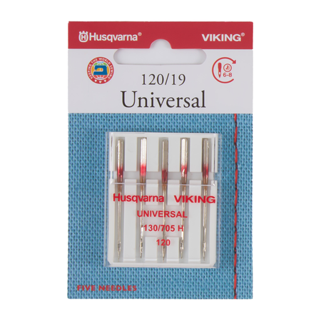 HUSQVARNA® VIKING® Universal Needle Size 120/19, 5-Pack