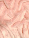 Tela de piel sintética de pelo largo y peludo, de color rosa claro / Se vende por yardas||color: rosa claro