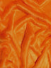 Tela de piel sintética de pelo largo y peludo, de color naranja liso / Se vende por yardas
