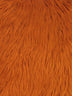 Amber Solid Mongolian Long Pile Faux Fur Fabric / Sold By The Yard