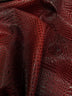 Deadpool Rojo (nuevo lote) Tejido vinílico con relieve 3D Florida Gator / Se vende por yardas