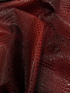 Tejido vinílico con relieve 3D «Florida Gator» en color caramelo miel / Se vende por metros