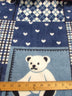 Teddy Bears Navy Fleece Fabric