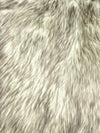 Tela de pelo largo gris / Se vende por metros