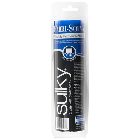 Estabilizador lavable Fabri-Solvy blanco, 20 cm x 8,2 m
