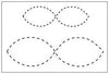 Figure 8 3"x10" and 5"x14" Quilt Stencil