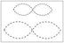Figure 8 1.5"x5" and 2.25"x7" Quilt Stencil