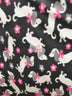 Classy Puppy Toss Fleece Fabric