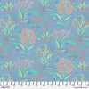 Tela de algodón «Flourish And Bloom Garden Periwinkle», 44"/45", por yarda