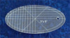 Plantilla de acolchado oval 3" x 6"