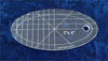 Plantilla de acolchado ovalada 2" x 4