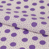 Stitch & Sparkle, 100 % algodón, 44" de ancho, se vende por yardas, tela «Far Near Dots» en color lila