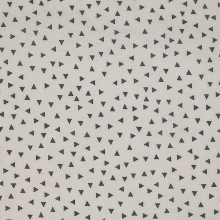 Stitch & Sparkle 100% Cotton, 44" Wide, Cut by the Yard, Random Triangle Steel