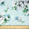 Stitch & Sparkle 100% Cotton, 44" Wide, Cut by the Yard, Rose Blue, Green and Gray
